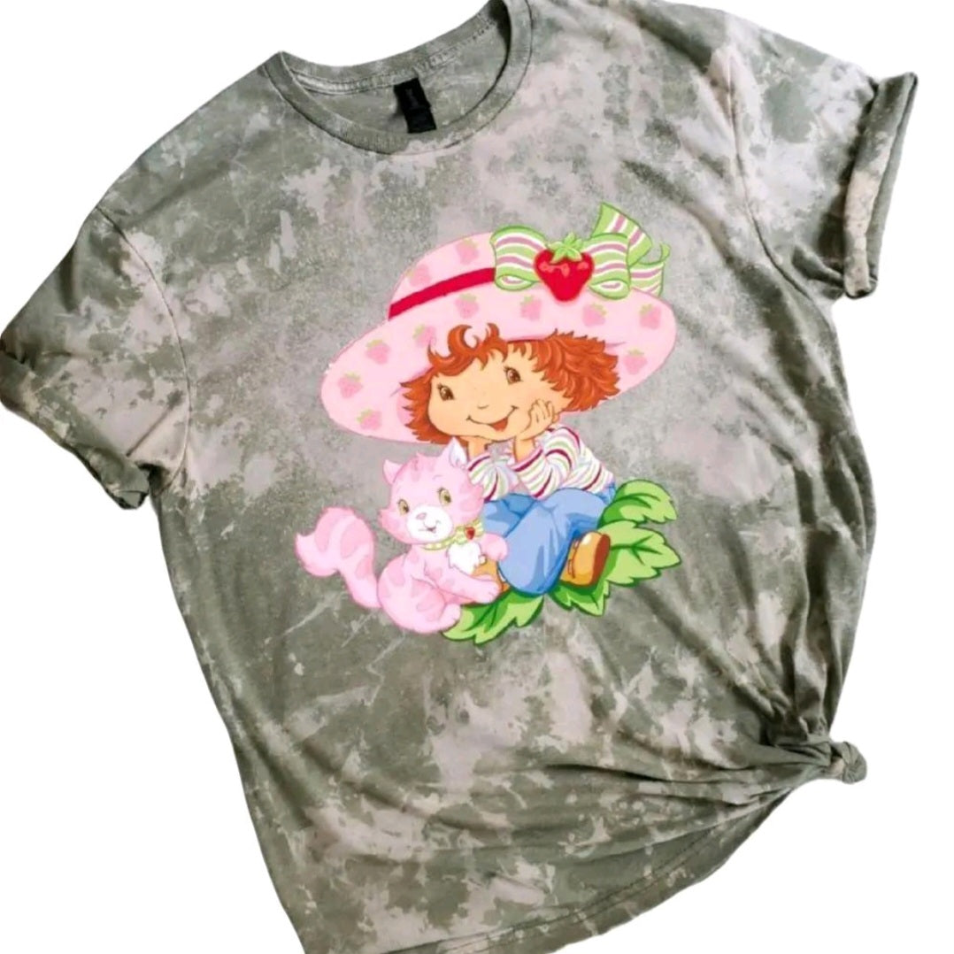 Strawberry Shortcake Bleached Tee