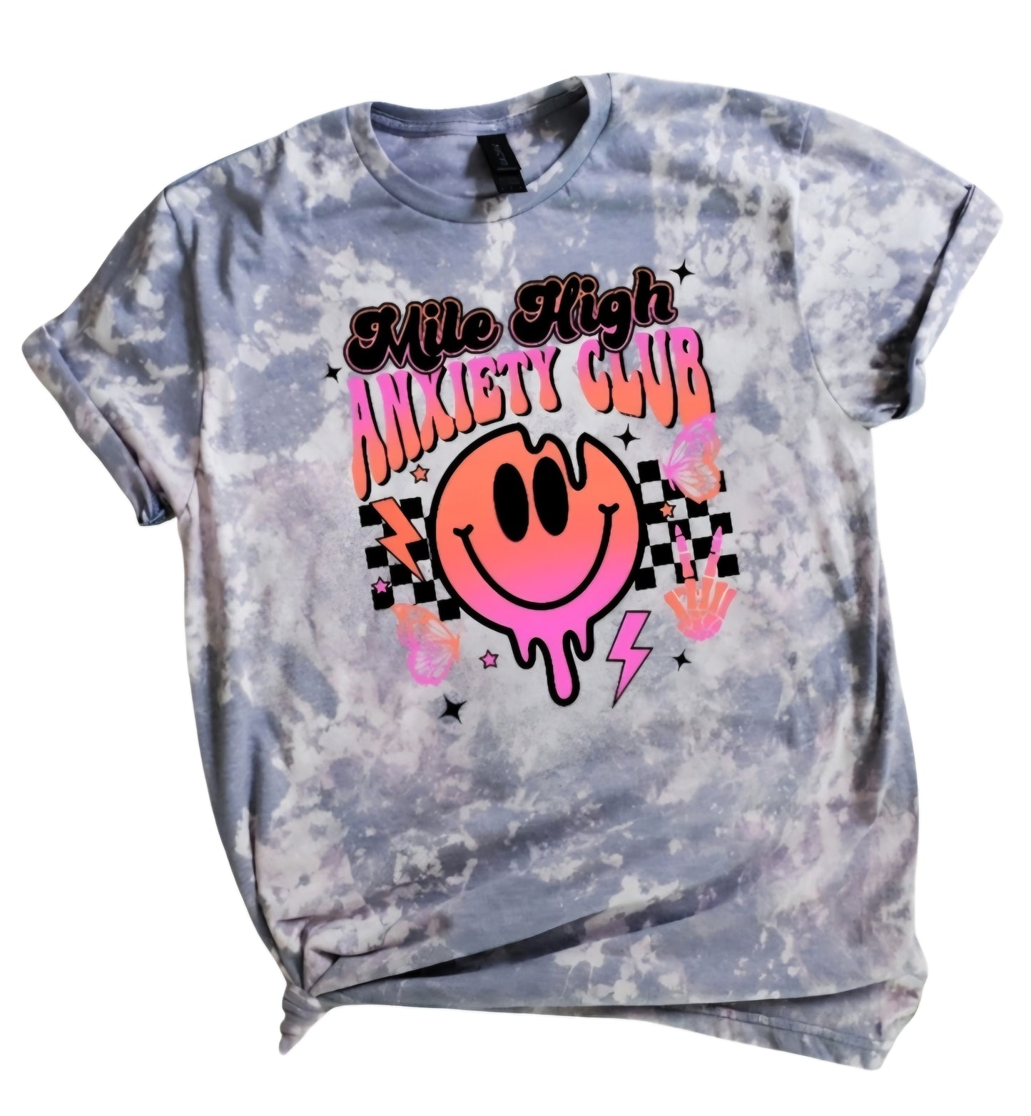 Mile High Anxiety Club Bleached tee