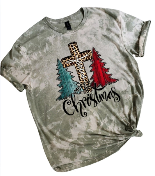 Merry Christmas Jesus Bleached Tee