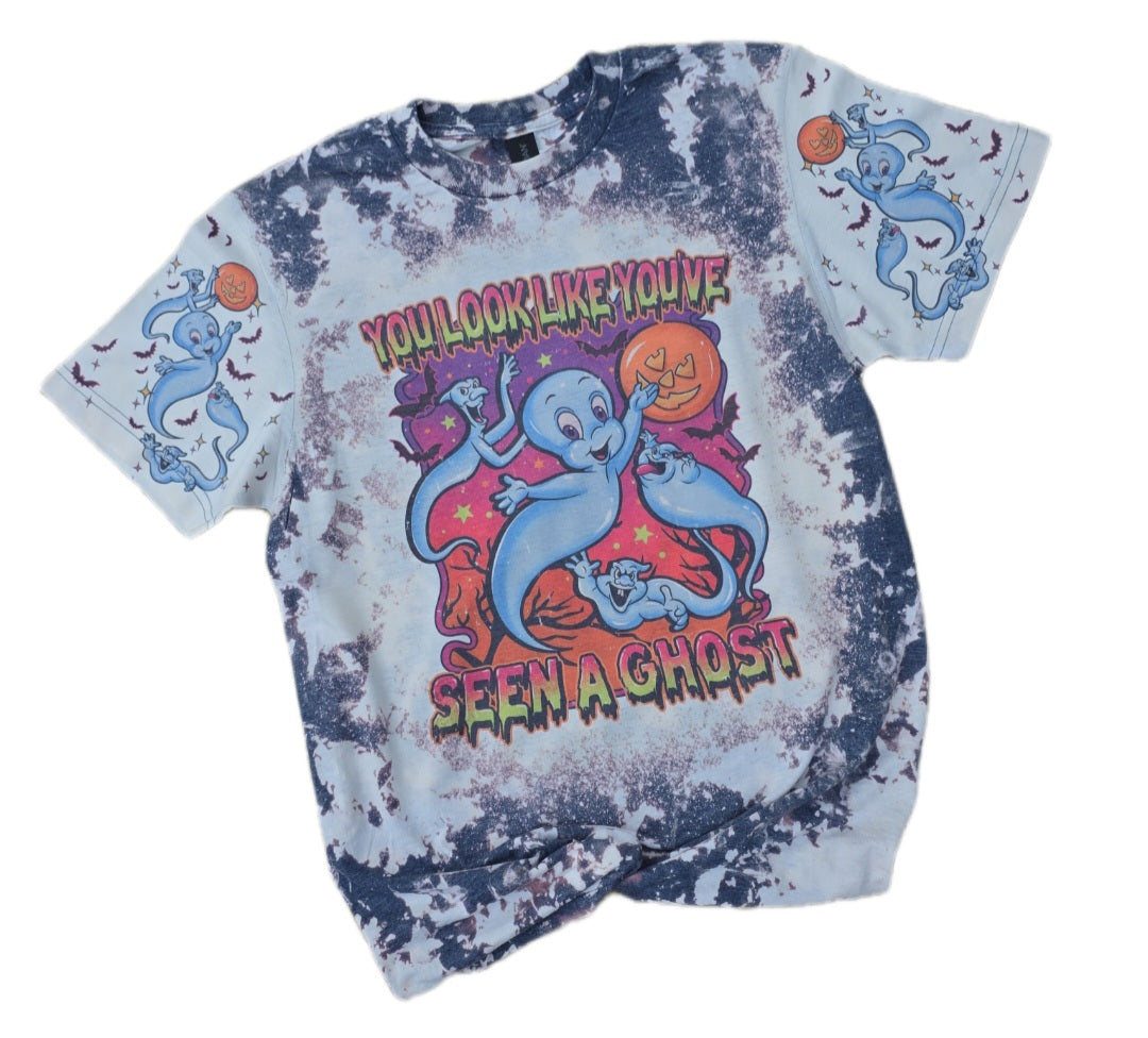 Casper You Look Like You've Seen A Ghost Bleached Tee