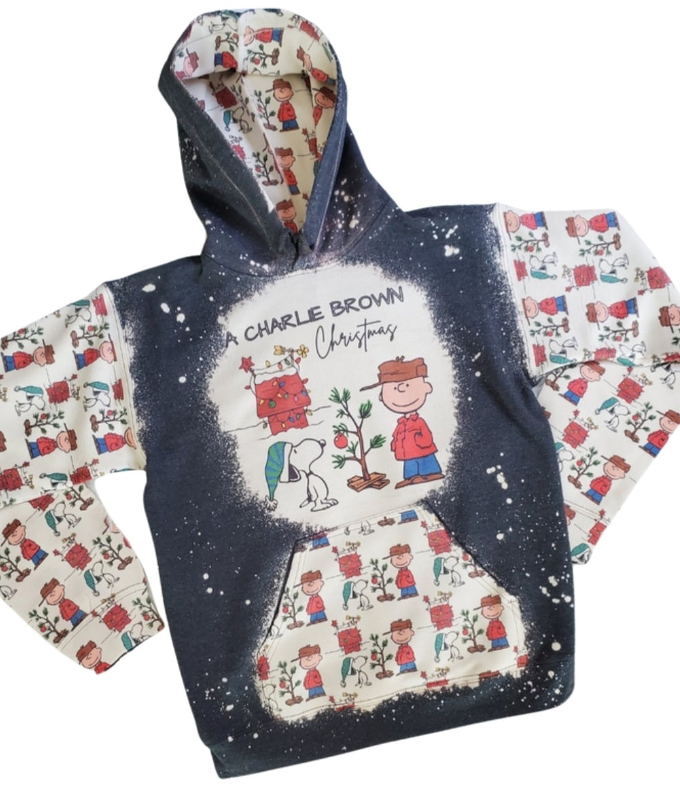 A Charlie Brown Christmas Bleached Hoodie