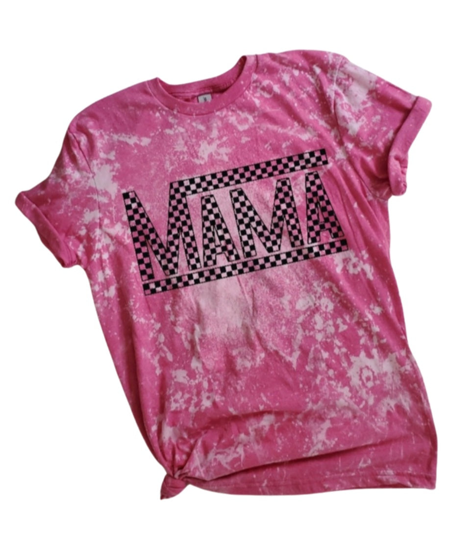 Mama Checker Bleached Tee