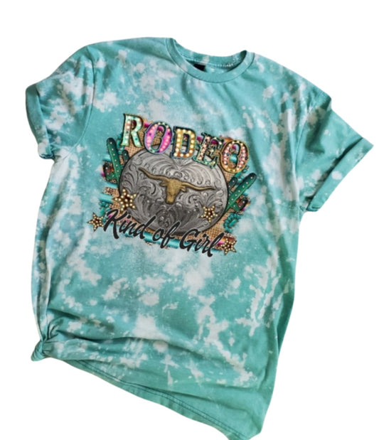 Rodeo Kinda Girl Bleached Tee