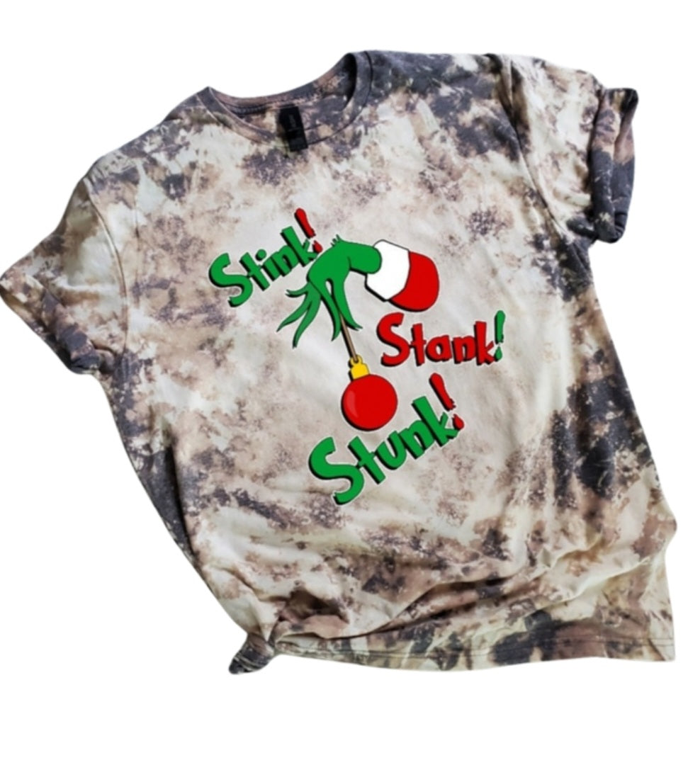 Stink Stank Stunk Bleached Tee