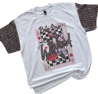 Wildcard Tee White or Bleach