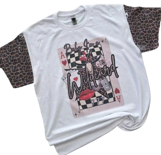 Wildcard Tee White or Bleach