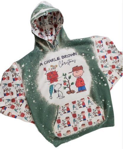 A Charlie Brown Christmas Bleached Hoodie