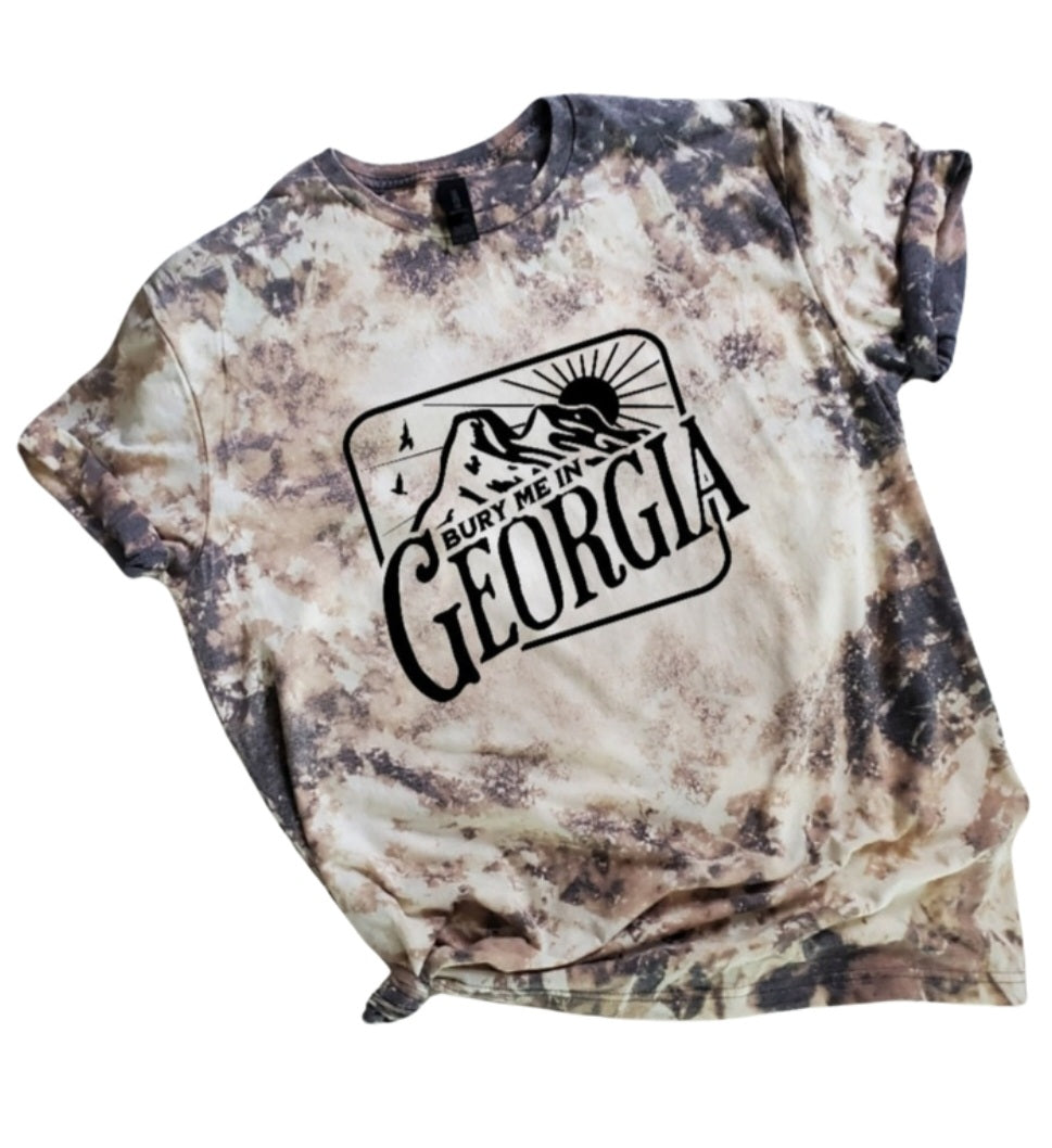 Bury Me In Georgia Bleached tee