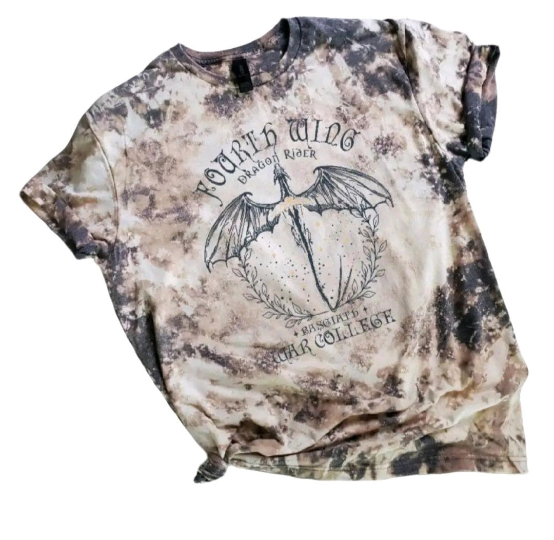 Fourth Wing Bleached Tee