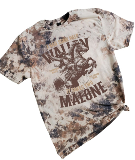 Wallen Malone Cowhide Bleached tee