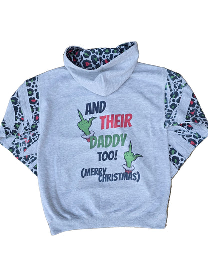 Grinch F-Them Kids Humor Christmas Hoodie