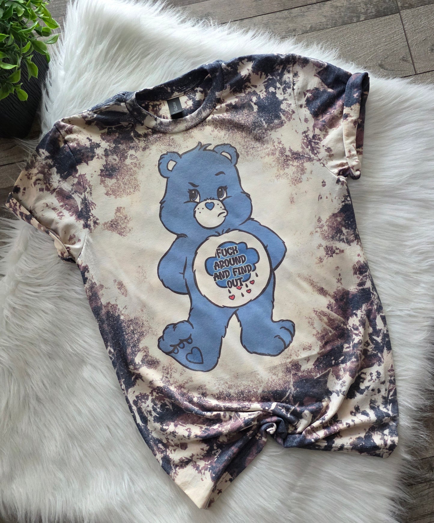 FAFA Care Bear Bleached Tee