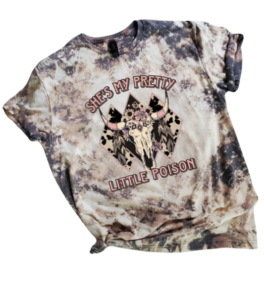 She My Pretty Little Poison Bleached tee
