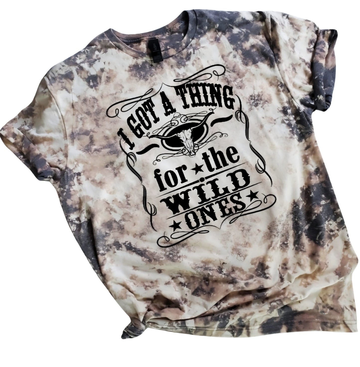 I Got A Thing For The Wild Ones Bleached tee